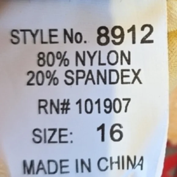 Shore Shapes Size 16 Floral Black/Red/Gold Tankini Swimsuit Top - Picture 8 of 10